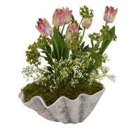 Elegant Large Ceramic Shell Bowl – Adele Design - thumbnail 3