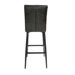 Orissa Barstool Vegan Leather Forest Green SET OF 2 - thumbnail 4