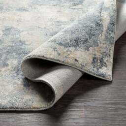 Designer Avellino Abstract Modern Marble High Pile Rug - thumbnail 4