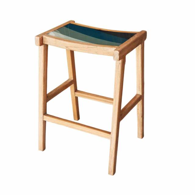 Ryston Stool - Blue Hues - image 1