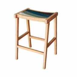 Ryston Stool - Blue Hues - thumbnail 1