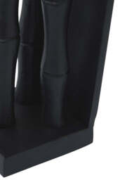 Alderbrook Bamboo Effect Bookends – Black Finish (Set of 2) - thumbnail 4