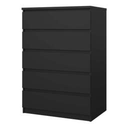 Naia Chest with 5 Drawers in Black Matt - thumbnail 3