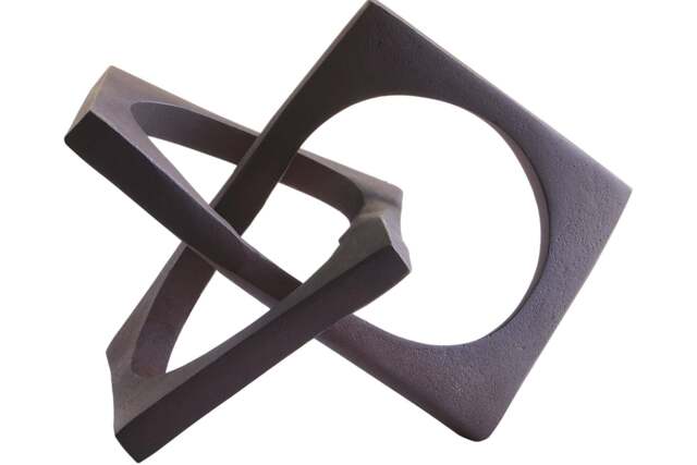 Knot Brown Finish Sculpture Square Terrace - image 1