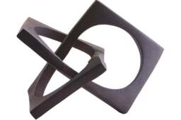Knot Brown Finish Sculpture Square Terrace - thumbnail 1