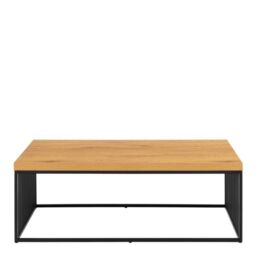 Strington Coffee Table in Black and Oak - thumbnail 3