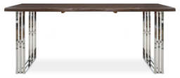 Ether Dining Table – Natural & Silver - thumbnail 1