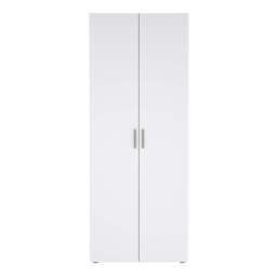 Pepe Wardrobe with 2 doors in Oak with White High Gloss - thumbnail 2