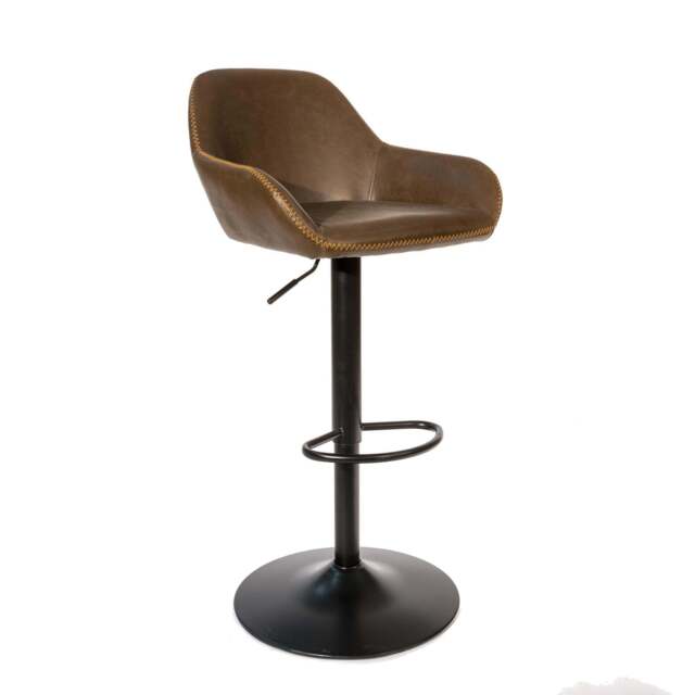 Morvella Gas Lift Barstool Chestnut SET OF 2 - image 1