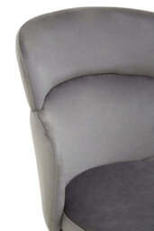 Fablet Velvet Chair – Grey - thumbnail 5
