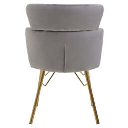 Fablet Velvet Chair – Grey - thumbnail 6