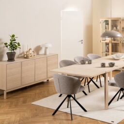 Linley 4 Door Sideboard in White Oak - thumbnail 4