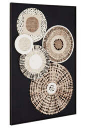 Horizon Paper Design Wall Art – Natural & Black - thumbnail 6