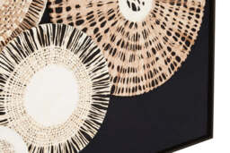 Horizon Paper Design Wall Art – Natural & Black - thumbnail 2