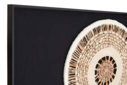 Horizon Paper Design Wall Art – Natural & Black - thumbnail 4