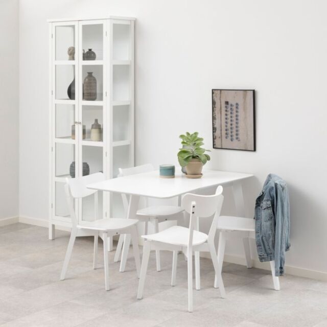 Roxby Dining Chair in White Set of 2 - image 1