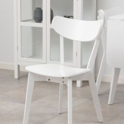 Roxby Dining Chair in White Set of 2 - thumbnail 4