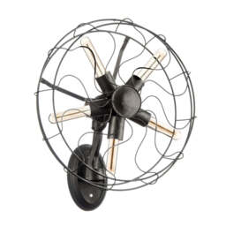 Iris Wall Light – Vintage Fan Design