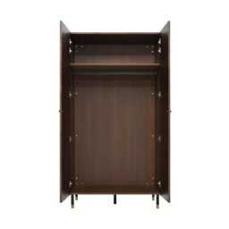 Willow Wardrobe – Contemporary 2 Door Wooden Wardrobe with Elegant Storage - thumbnail 3