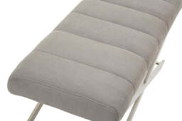 Almar Bench – Grey with Cross Base - thumbnail 2