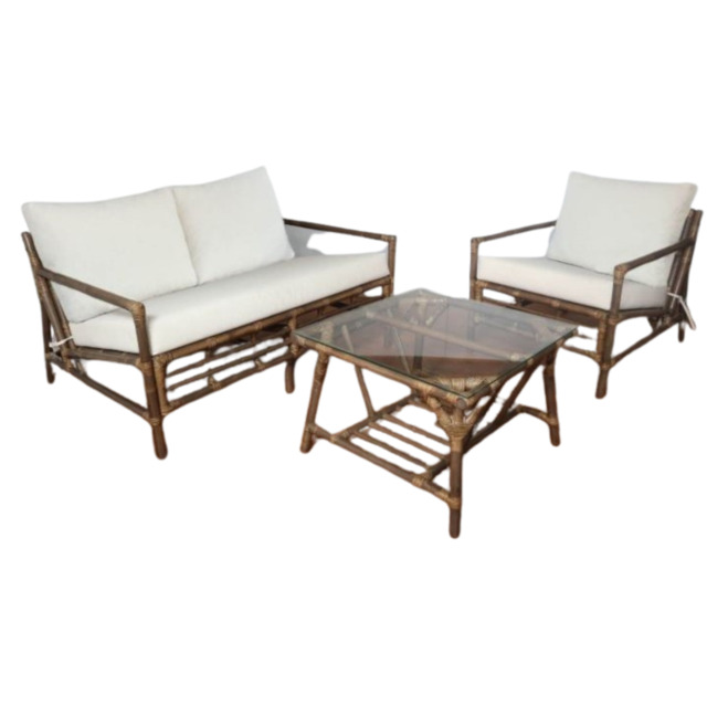Grevelle Conversation Set (4 Pieces) - Soil Brown