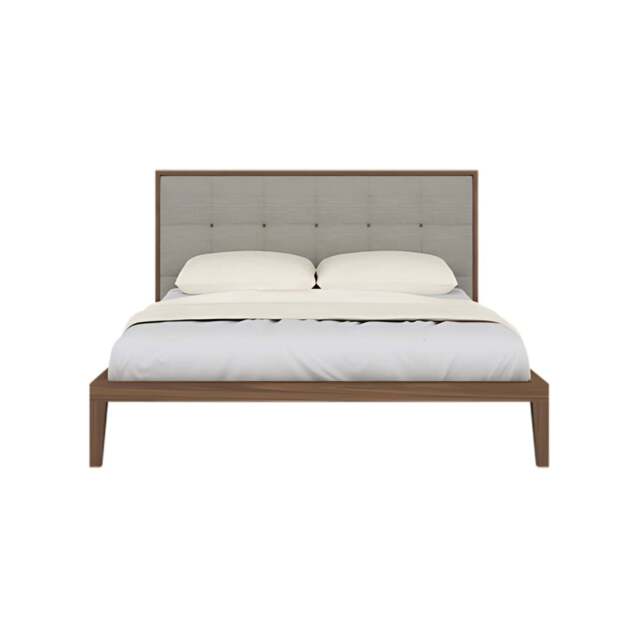 Calla Bed – Elegant Wooden Bed Frame in Walnut or Natural Finish - SUPER KING NATURAL 2006 x 2165 x 1200 mm