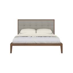 Calla Bed – Elegant Wooden Bed Frame in Walnut or Natural Finish - SUPER KING NATURAL 2006 x 2165 x 1200 mm