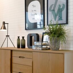 Marte 2 Door 4 Drawers Sideboard in Oak - thumbnail 2