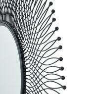 Rio Black Large Wire Frame Mirror - thumbnail 2