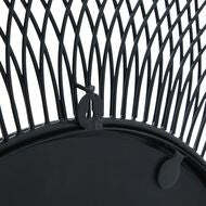 Rio Black Large Wire Frame Mirror - thumbnail 3