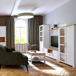 Bohol Coffee Table in White and Oak - thumbnail 2