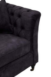 Palma Velvet Sofa – Grey (3 Seat) - thumbnail 4
