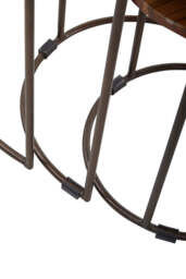 Atelier Nest of Three Tables – Natural Acacia Wood - thumbnail 3