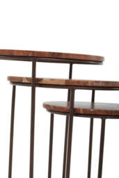 Atelier Nest of Three Tables – Natural Acacia Wood - thumbnail 2