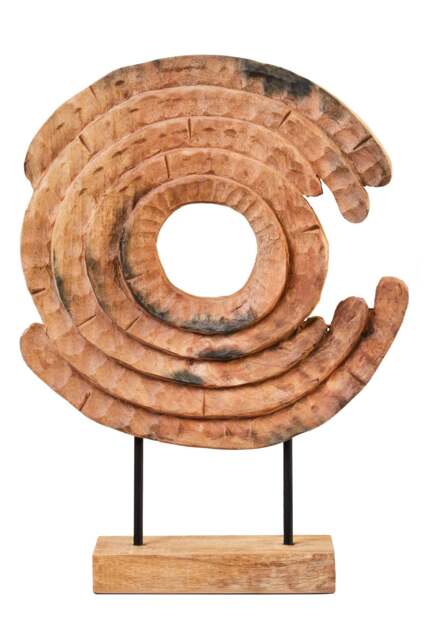 Mango Sculpture Harbour Wood Ring - image 1