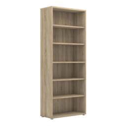 Prima Bookcase 5 Shelves in Oak - thumbnail 1