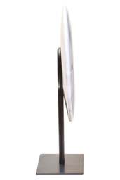 Disc Sculpture White Dia 20cm Marble Round Calvion Small - thumbnail 6