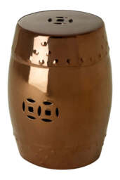 Salina Complements Table & Stool – Copper Finish - thumbnail 1