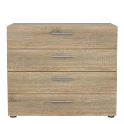 Pepe Chest of 4 Drawers in Oak - thumbnail 2