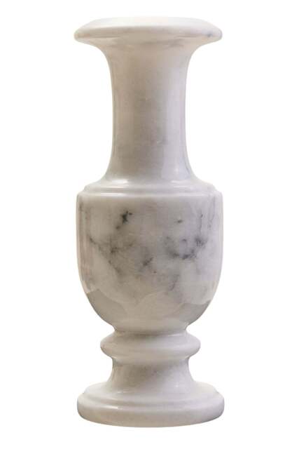 White Marble Vase Calvion - image 1