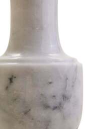 White Marble Vase Calvion - thumbnail 3
