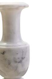 White Marble Vase Calvion - thumbnail 5