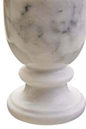 White Marble Vase Calvion - thumbnail 6