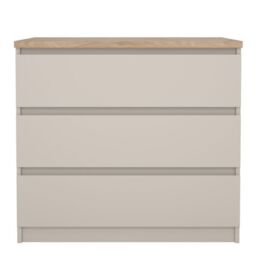 Naia Chest of 3 Drawers in Cashmere Jackson Hickory - thumbnail 3