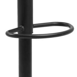 Finch Black Bar Stool without Back Set of 2 - thumbnail 5