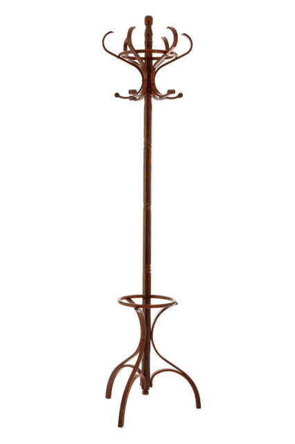 Cala Coat Stand – Walnut Finish (Solid Birchwood) - image 1