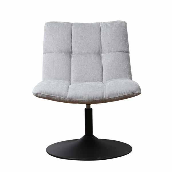 Ulvoria Swivel Chair Chenille Grey - image 1