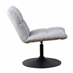 Ulvoria Swivel Chair Chenille Grey - thumbnail 3