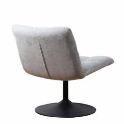 Ulvoria Swivel Chair Chenille Grey - thumbnail 2