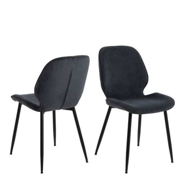 Femke Dining Chairs in Anthracite – Set of 4 - image 1